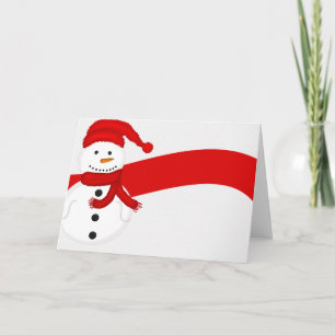 Cute Snowman Christmas Cards