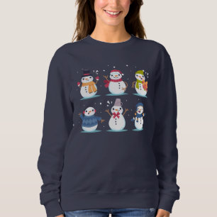 Cute Snowman Christmas Sweater Jumper