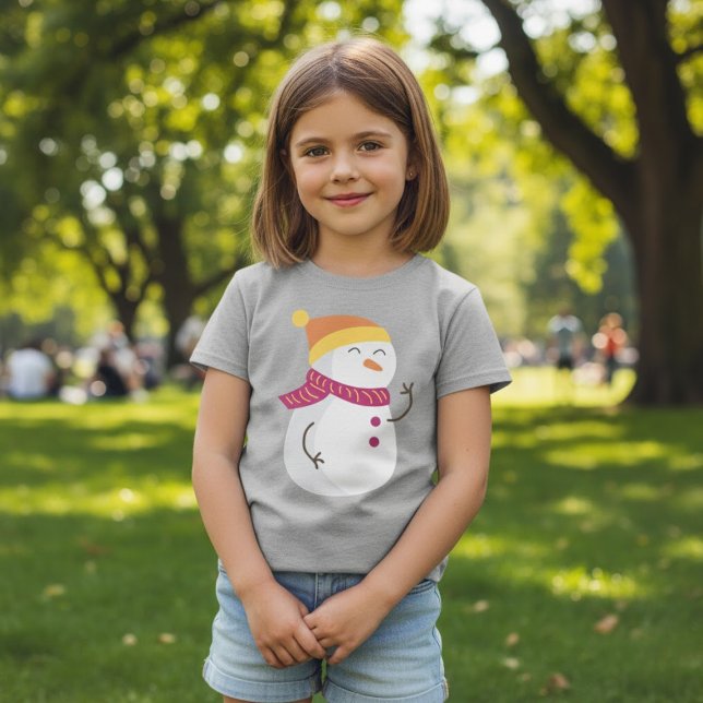 Cute Snowman Christmas T-Shirt (Creator Uploaded)
