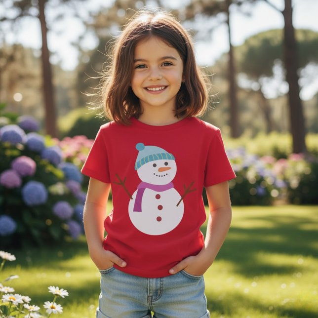 Cute Snowman Christmas T-Shirt (Creator Uploaded)