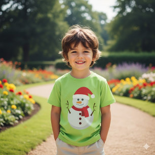 Cute Snowman Christmas T-Shirt