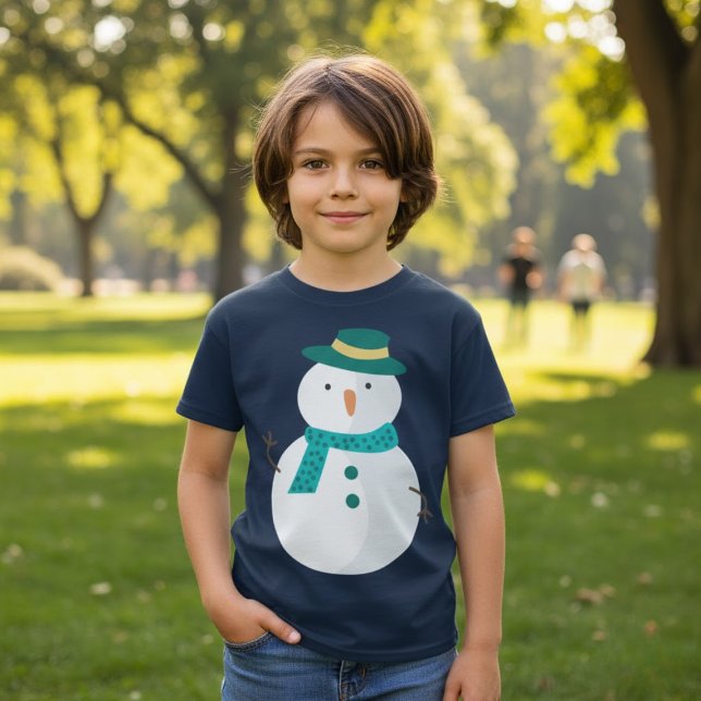 Cute Snowman Christmas T-Shirt (Creator Uploaded)