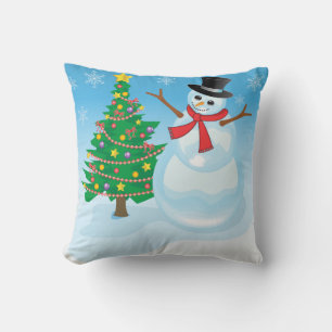Cute Snowman Cushion