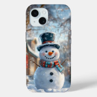 Cute Snowman iPhone Case - Perfect for Christmas!