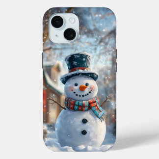 Cute Snowman iPhone Case - Perfect for Christmas!