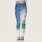 Cute Snowman Leggings