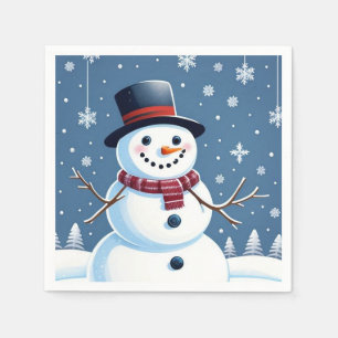 Cute Snowman  Napkin