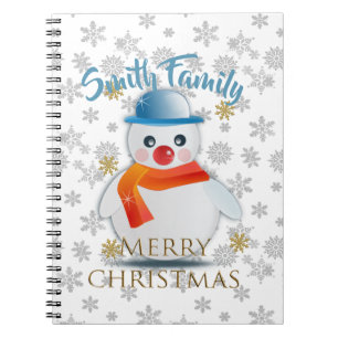 Cute Snowman Notebook