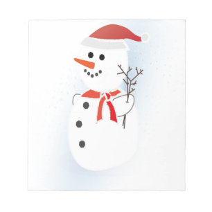 Cute Snowman Notepad