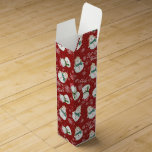 Cute Snowman Snowflake Whimsical Wine Box<br><div class="desc">Two cute snowman are featured on this whimsical Christmas wine box. One adorable snowman has on his Santa hat while the other is snug in his woodsman hat. White snowflakes and snow complete the holiday pattern.</div>