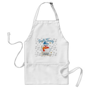 Cute Snowman Standard Apron