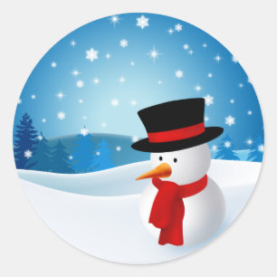 Cute Snowman Sticker