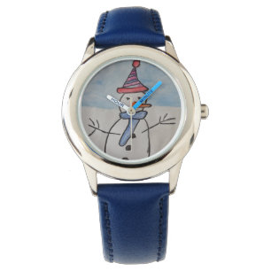 Cute Snowman Watch