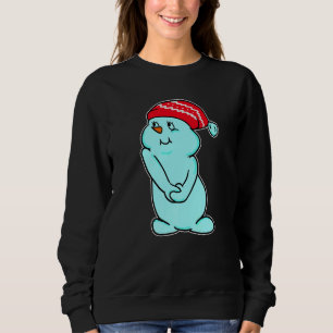 Cute Snowman Winter Merry Christmas Eve Party Sweatshirt
