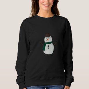 Cute Snowman Winter Season Snow Premium Sweatshirt