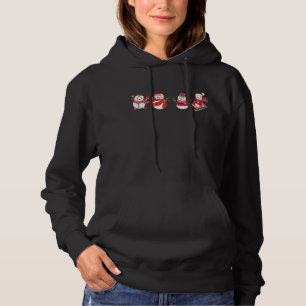 Cute Snowman Xmas Funny Gift Women Men Hoodie