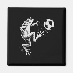 Cute Soccer Frog Ll Score Mama Coach Kids Magnet