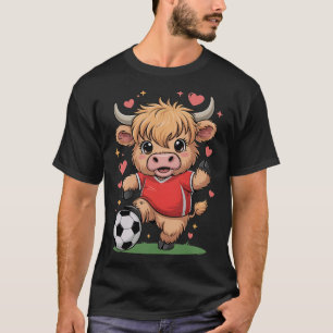 Cute Soccer Heifer Just Girl Who Loves Cows Win T-Shirt
