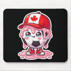 Cute Soccer Ll Melting Ice Cream Drip Wear Canada  Mouse Pad