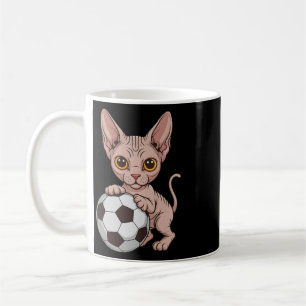 Cute Soccer Sphynx Just Girl Who Loves Cats Ll Gam Coffee Mug