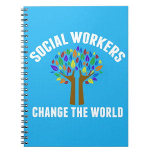 Cute Social Work Quote Notebook