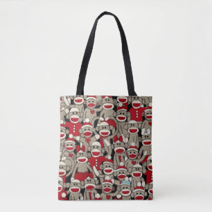 "Cute Sock Monkey" TOTE Bag