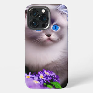 Cute Soft Blue Eyed Himalayan Kitten iPhone 13 Pro Case
