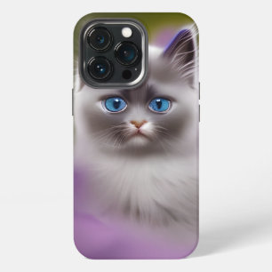 Cute Soft Blue Eyed Himalayan Kitten iPhone 13 Pro Case