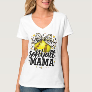 Cute Softball Mama T-Shirt