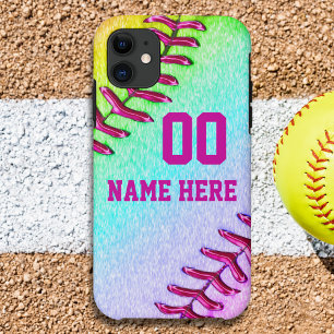 Cute, Softball Phone Cases, OLDER to NEW Styles Case-Mate iPhone Case