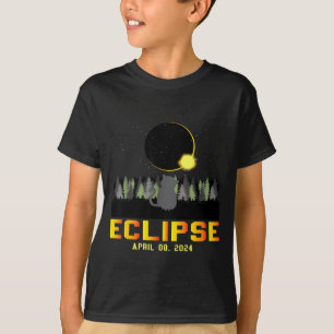 Cute Solar Eclipse 8 April Selfie T-Shirt
