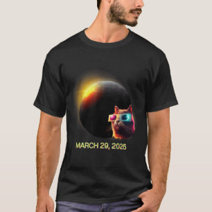 Cute Solar Eclipse Cat Solar Eclipse T-Shirt
