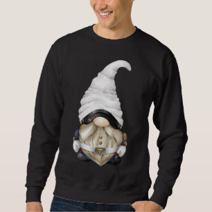 Cute Soldier Gnome For Patriotic Women And Militar Sweatshirt