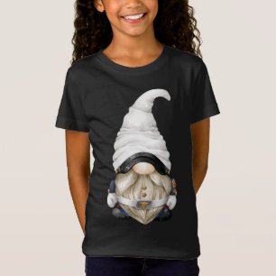 Cute Soldier Gnome For Patriotic Women And Militar T-Shirt