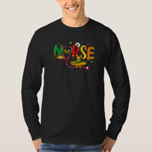 Cute Sombrero & Stethoscope Mexican Nurse Cinco De T-Shirt