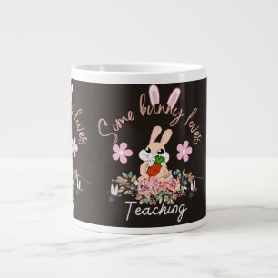 Cute some bunny loves teaching mug