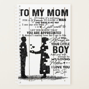 Cute Son To My Mum Gift Lovely Family Gift Planner