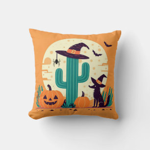Cute, southwestern Halloween desert/cactus Cushion