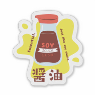 Cute Soy Sauce Japanese Food