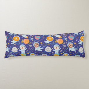 Cute Space Animals Body Pillow