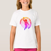 Cute Space Astronaut Playing Basketball Colourful