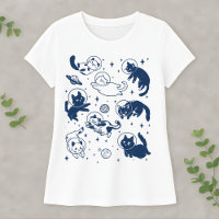 Cute Space Cat Astronaut Kitty Galaxy Lover Kawaii