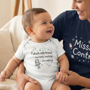 Cute Space Explorer - Adorable Future Astronaut Baby Bodysuit