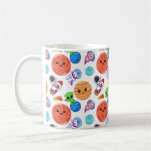 Cute Space Pattern Mug