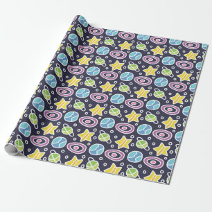 Cute Space Pattern Wrapping Paper