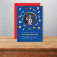 Cute space themed birthday