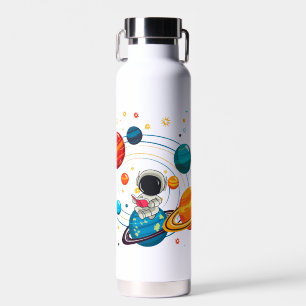 Cute Space Water Bottle for Kids