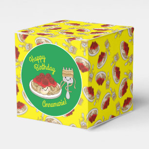 Cute Spaghetti Kids Birthday Party Kawaii Favour Box