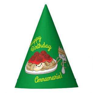 Cute Spaghetti Kids Birthday Party Kawaii Hat