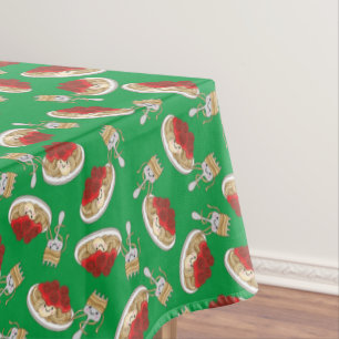 Cute Spaghetti Kids Birthday Party Kawaii Tablecloth